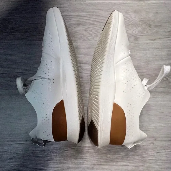 Steve Madden P-Razer White Perforated Lace Up Casual Comfort Sneakers Mens 12M - Picture 6 of 10